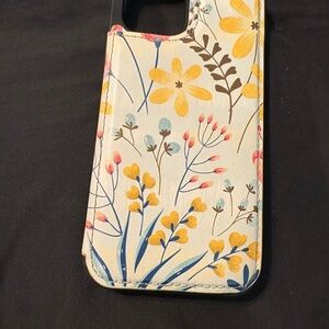 Yellow and Pink Floral Phone Case with Nature-Inspired Design for iPhone 12